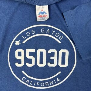Vintage California T-Shirt Size Large Fits Medium Best Los Gatos 95030 Bay Area